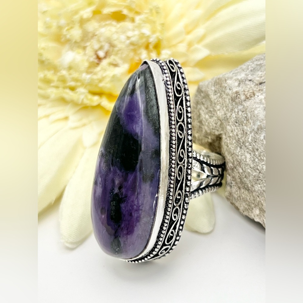CHAROITE RING - Picture 7 of 8